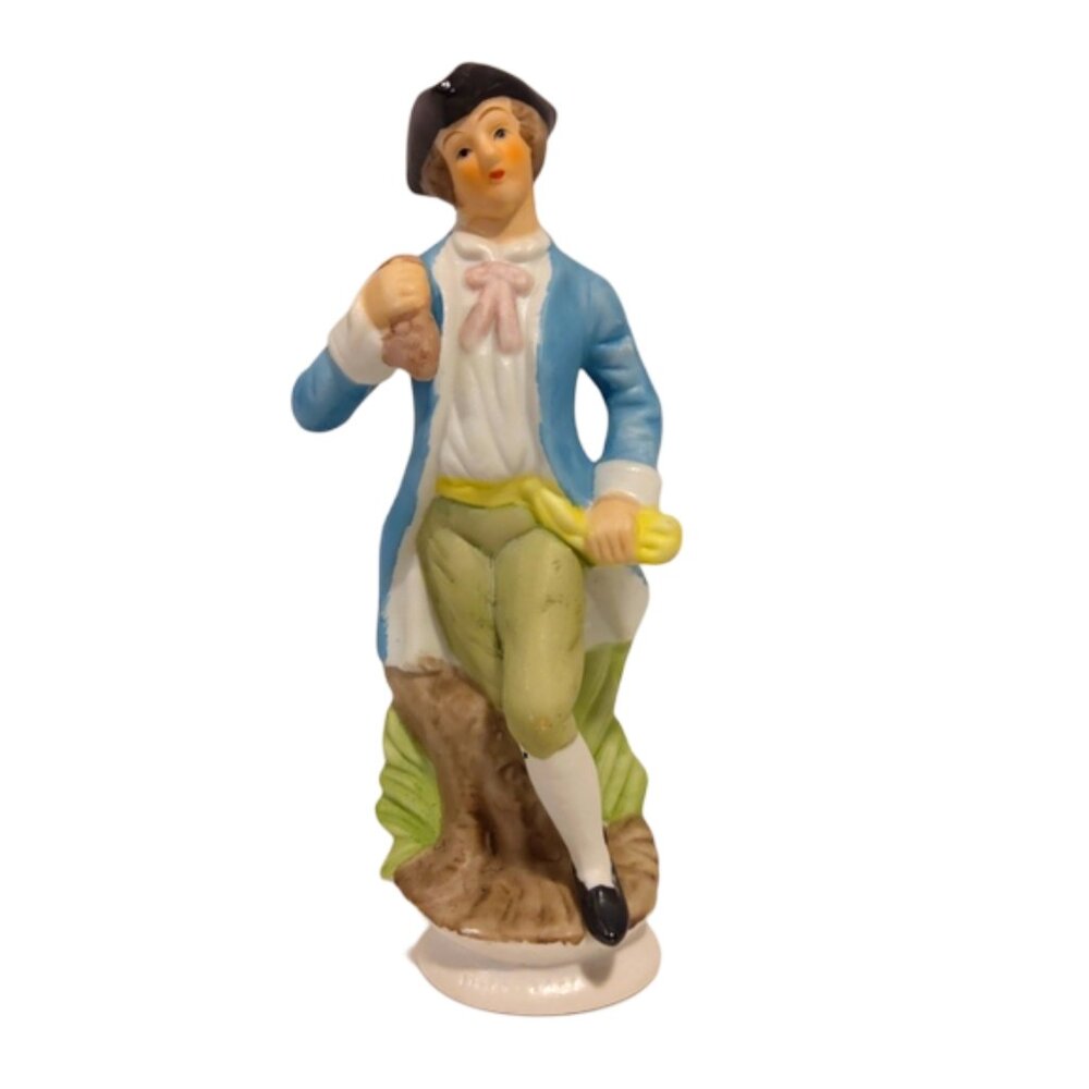 Vintage Made in Taiwan Colonial "Country Squire" Decorative Ceramic Figurine